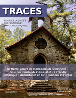 Aperçu - TRACES - Printemps 2022 - Volume 60-2