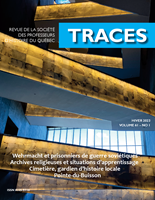 Aperçu - TRACES - Hiver 2023 - Volume 61-1