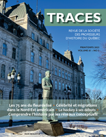 Aperçu - TRACES - Printemps 2023 - Volume 61-2